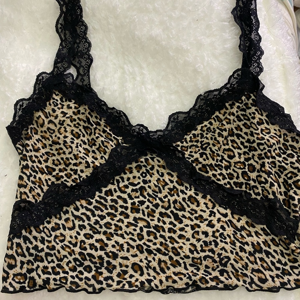 Leopard tank top